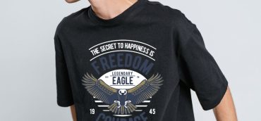 Black and White Minimalist T-Shirt Mockup Instagram Post